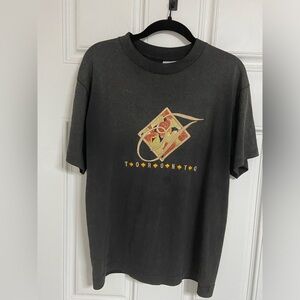 3- TORONTO Dark Grey Single Stitch Distressed Souvenir T-Shirt